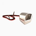 clairage de plaque 3 led 12v chrome homologu one pour moto scooter quad cyclo