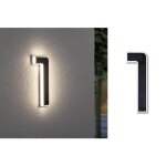 Eclairage solaire pour numro de maison - paulmann - 79842 - led - blanc chaud - extrieur