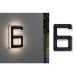Eclairage solaire pour numro de maison - paulmann - 79847 - led - noir - contemporain