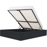 Eclipse lit coffre adulte 140 x 190 cm - simili noir Eclipse lit coffre adulte 140 x 190 cm - simili noir