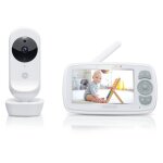 Ecoute bb vm 34 video ecran 43 zoom - temperature - talkie walkie - berceuse - motorola