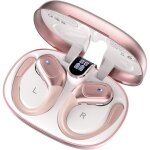 Ecouteurs bluetooth 5. 3sans fil sport 90h playtime ipx7 avec enc r�duction de bruit mic �cran led casque ...