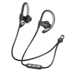 �couteurs bluetooth - linq - tour de cou - noir - port�e 40m - r�sistant � la transpiration