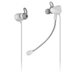 �couteurs in - ear mars gaming mihxw blanc avec microphone pour ps4 / ps5 / xbox / switch / pc