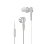 Ecouteurs intra - auriculaires - sony - mdr xb50ap - filaire - blanc - confort optimal
