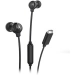 �couteurs - motorola - earbuds 3c - s - noir - usb - c - r�sistant � la transpiration