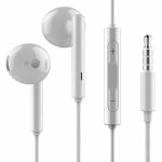 Ecouteurs st�r�o mini jack compatible avec micro pour smartphones blanc hobby tech