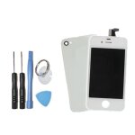 Ecran complet iphone 4 blanc + vitre arrire