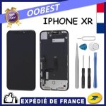 �cran complet - oobest - iphone xr - vitre tactile - �cran lcd - noir