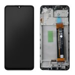 cran complet officiel pour samsung galaxy a23 5g vitre tactile et chssis noir