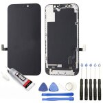 Ecran complet: vitre tactile + ecran lcd compatible avec iphone 12 mini taille 5. 4 bleu + kit outils ...