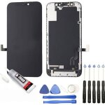 Ecran complet: vitre tactile + ecran lcd compatible avec iphone 12 mini taille 5. 4 noir + kit outils ...