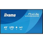�cran daffichage num�rique - iiyama - prolite lh4364uhs - b1ag - 4k uhd - 43 pouces - android 14 os