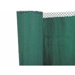 Duo brise vue et brise vent - nature - 15 x 5 m - vert - anti uv - 100% occultation