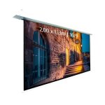 Ecrans electriques encastrables - kimex - ecran de projection motoris� encastrable 200 x 113m - format ...