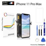Ecran lcd tft ouismart pour iphone 11 pro max - noir - pr� - assembl� - verre tremp�