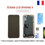 Ecran lcd vitre tactile sur chassis iphone x Ecran lcd vitre tactile sur chassis iphone x