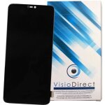 Ecran pour oneplus 6t 6. 4 noir t�l�phone portable ecran lcd sur chassis + vitre tactile - visiodirect ...