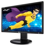 Ecran pc 22 lg flatron e2211pu - bn e2211pux lcd tft tn vga dvi - d usb 16:9 vesa