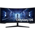 Ecran pc gamer incurv� - samsung - 34 - uwqhd - 165hz - dalle va - 1ms - lc34g55twwpxen