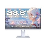 Ecran pc gamer - japannext - 23. 8 - ips - full hd (1920x1080) - 120hz - 0. 5ms - blanc - jn - ips238g120f ...