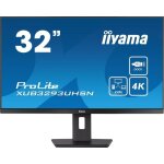 Ecran pc - iiyama - 32 - uhd - 60hz - dalle ips - 4ms - ajustable en hauteur - xub3293uhsn - b5