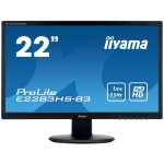 Ecran pc - iiyama prolite e2283hs - b3 - 22 fhd - dalle tn - 1ms - vga / displayport / hdmi