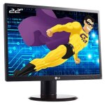 Ecran plat pc pro 22 lg flatron l222ws - bn lcd tft tn vga 1680x1050 16:10 wide