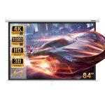 cran de projection 84 pouces manuel enroulable fixation mur ou plafond pour home cinma 128 x 170 cm ...