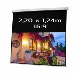 Ecran projection motoris� 220x124m format 16:9