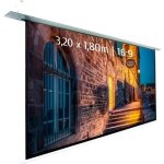 Ecrans electriques encastrables - kimex - ecran de projection motoris encastrable 320 x 180m - format ...