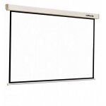 Ecran de projection reflecta crystal - line rollo lux 160x160 - noir / blanc - 156cm de largeur dimage ...