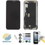 Ecran vitre tactile + oled original assembl� sur chassis pour iphone xs noir + outils + film + exp�dition ...