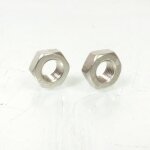 �crou inox de r�troviseur m10x1. 25 standard et 1. 25l invers� a gauche pour moto