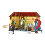 Écurie avec boxes et animaux coffret de 82 pièces avec chevaux schleich 42485 farm world dès 4 ans Écurie avec boxes et animaux coffret de 82 pièces avec chevaux schleich 42485 farm world dès 4 ans
