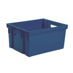 Bac de rangement - eda plastique - 20 l - robuste - gris - emboîtable Bac de rangement - eda plastique - 20 l - robuste - gris - emboîtable