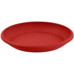 Eda soucoupe marina �30cm pour pot �35cm - rouge rubis