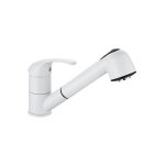 Edouard rousseau - mitigeur �vier bago - douchette extractible 2 jets - blanc