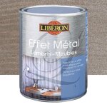 Effet m�tal lambris - meubles lib�ron fer blanc 1 l