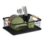 Relaxdays égouttoir panier à couverts et bac de séchage support à vaisselle de cuisine plastique métal ... Relaxdays égouttoir panier à couverts et bac de séchage support à vaisselle de cuisine plastique métal ...