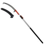 Scie sur perche dlagage tlescopique 2  5 mtres - scie  laguer - manche aluminium - lgre - lame ...
