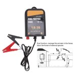 Electrificateur de clture lectrique - zerodis - lc044 - double fonction - installation facile - 20km ...