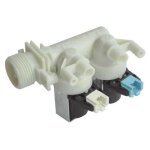 Electrovanne double lave linge indesit connecteur c00110333