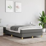 Elegant 120 x 200 cm sommier à ressorts de lit gris foncé 120x200 cm tissu 209 kg Elegant 120 x 200 cm sommier à ressorts de lit gris foncé 120x200 cm tissu 209 kg