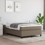 Elegant 120 x 200 cm sommier à ressorts de lit taupe 120x200 cm tissu 225 kg Elegant 120 x 200 cm sommier à ressorts de lit taupe 120x200 cm tissu 225 kg