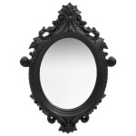 Elegant miroir mural style ch�teau 56x76 cm noirbonne vie96337 - noir 39 kg