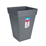 Elho loft urban bac à fleurs carré haut 37 - noir - Ø 37 x h 51 cm - extérieur - 100% recyclé Elho loft urban bac à fleurs carré haut 37 - noir - Ø 37 x h 51 cm - extérieur - 100% recyclé