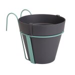 Elho pot de fleurs balconni�re potholder loft urban - gris anthracite