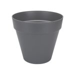 Elho pot de fleurs rond loft urban - � 25 cm - gris anthracite
