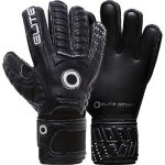 Elite sport warrior gants de gardien enfants - noir taille: 4